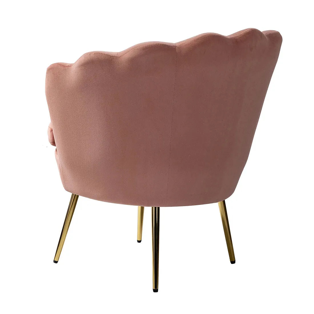 Luxury Pink Velvet Lounge Chair