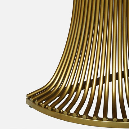 Metalian Gold Metal Console Table – view 8