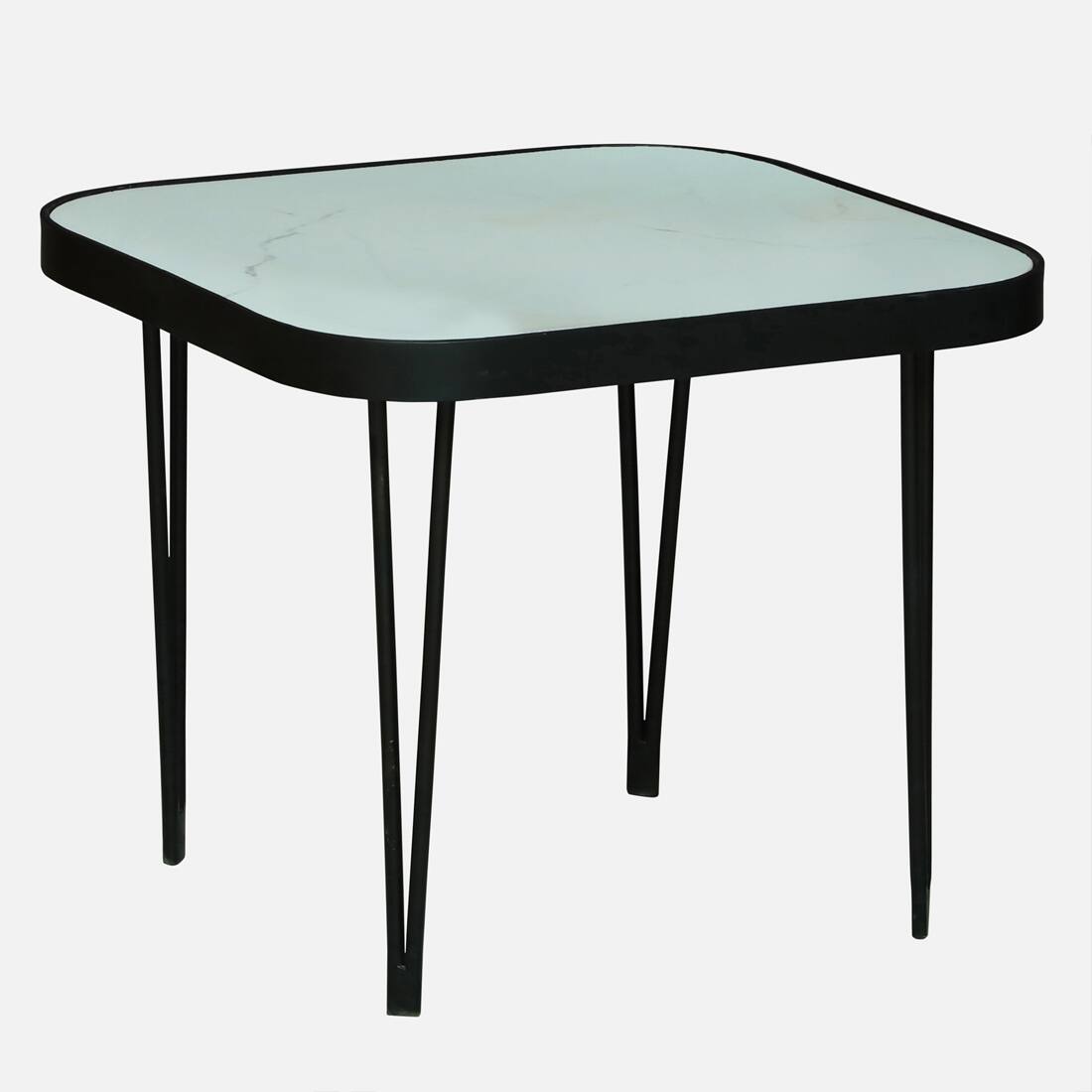 Oval Marble-Top Centre Tables – Set of 2 – view 4