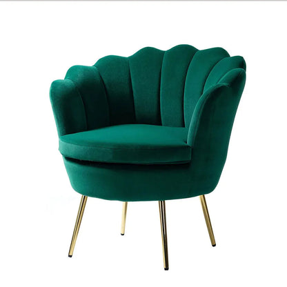 Luxury Green Velvet Lounge Chair