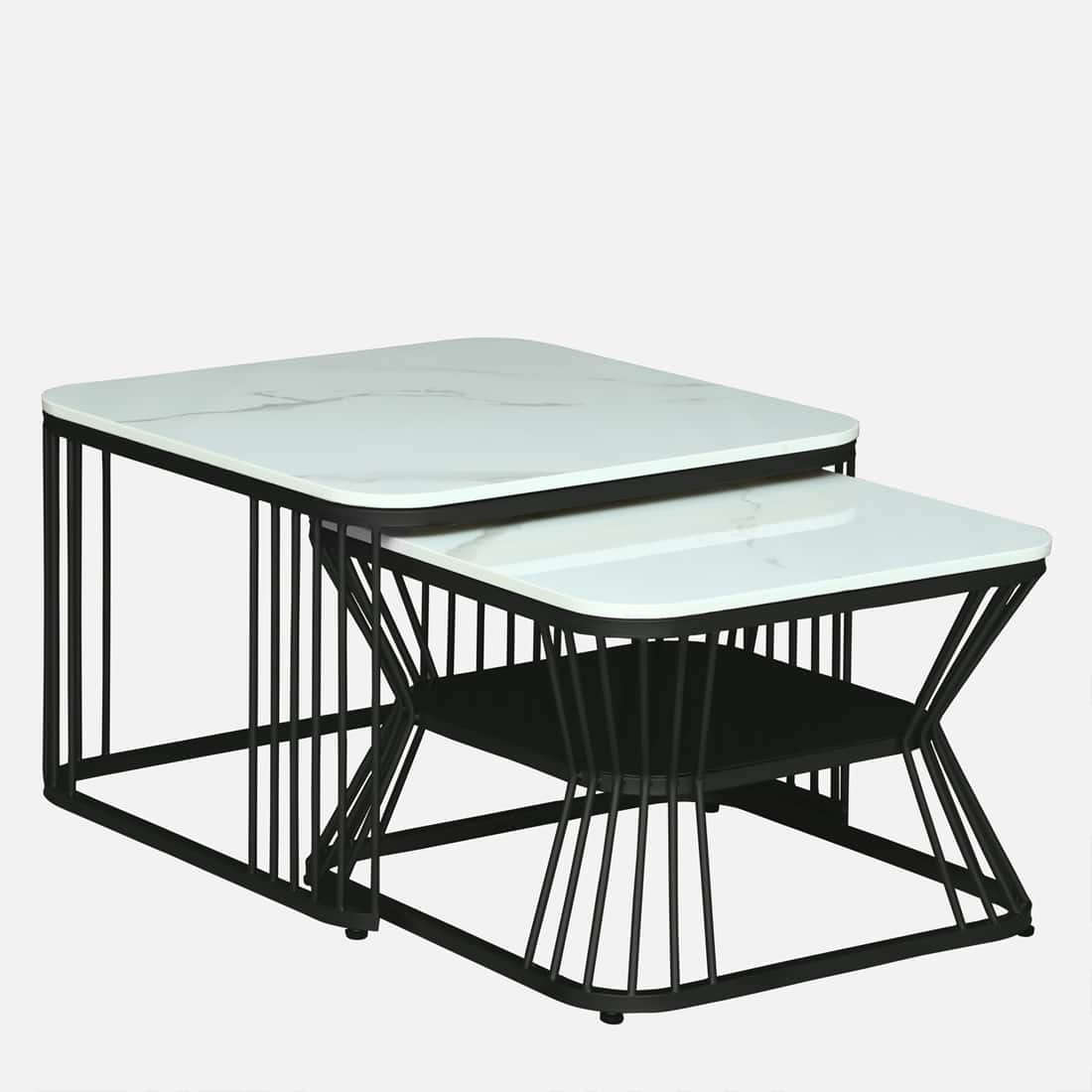 Ora Square Nesting Coffee Tables – Set of 2 – view 6