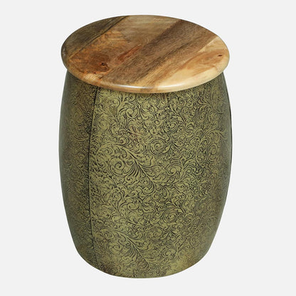 Flowlar Gold Metal Side Table – view 5