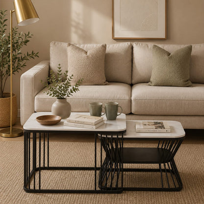 Ora Square Nesting Coffee Tables – Set of 2 – product view