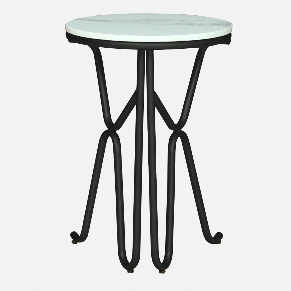 Bamba Black Metal Side Table – view 4