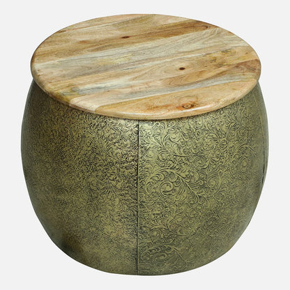Imperial Artisan Coffee Table with 4 Stools – Set of 5 – view 4