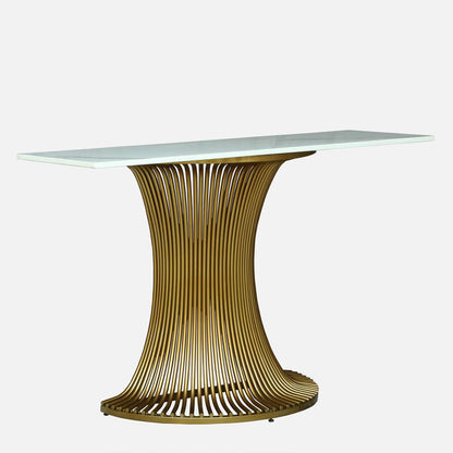 Metalian Gold Metal Console Table – view 4