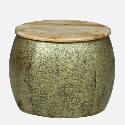 Imperial Artisan Coffee Table with 4 Stools – Set of 5 – view 2