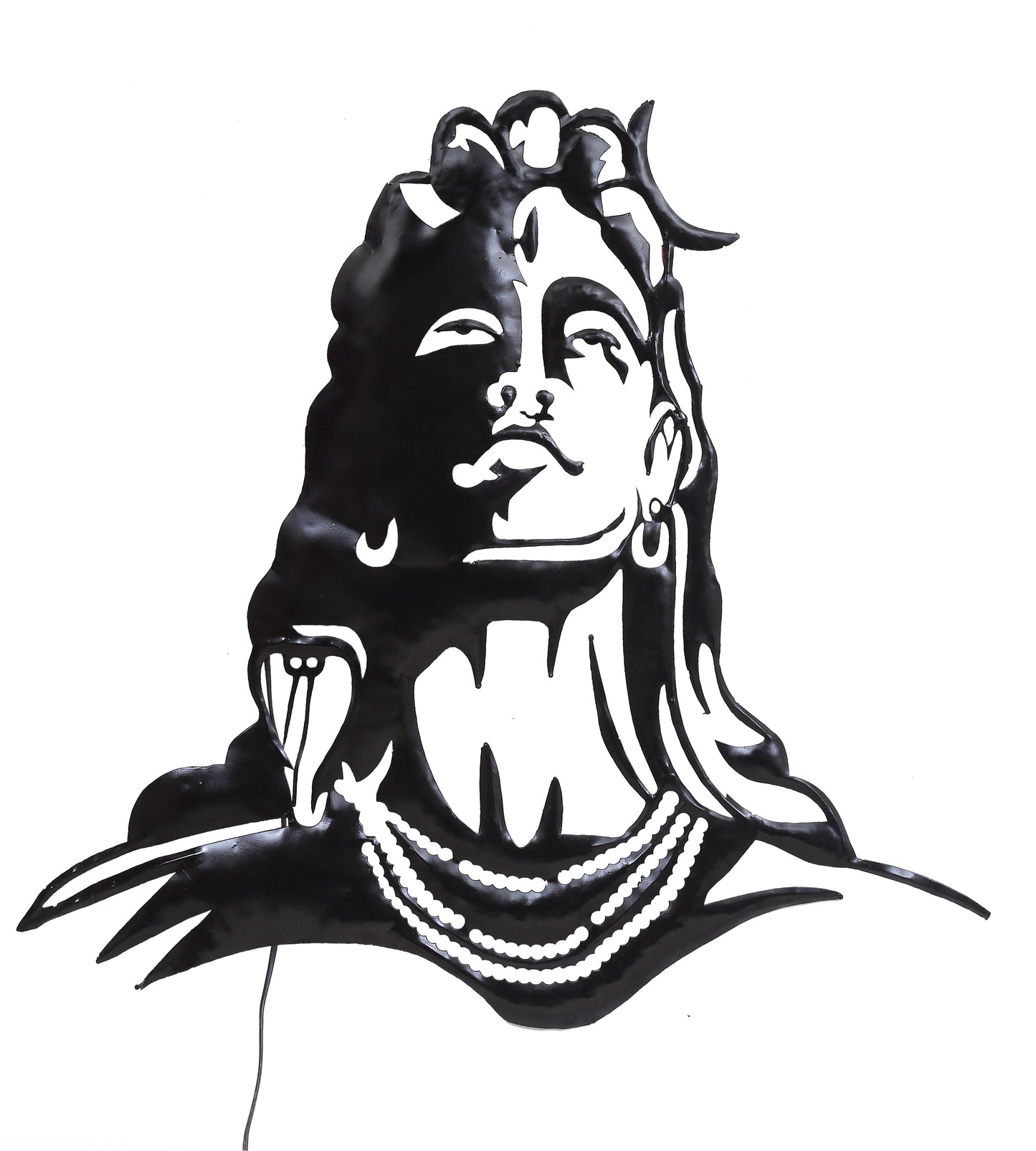 Lord Adiyogi Shiva statue With Light
