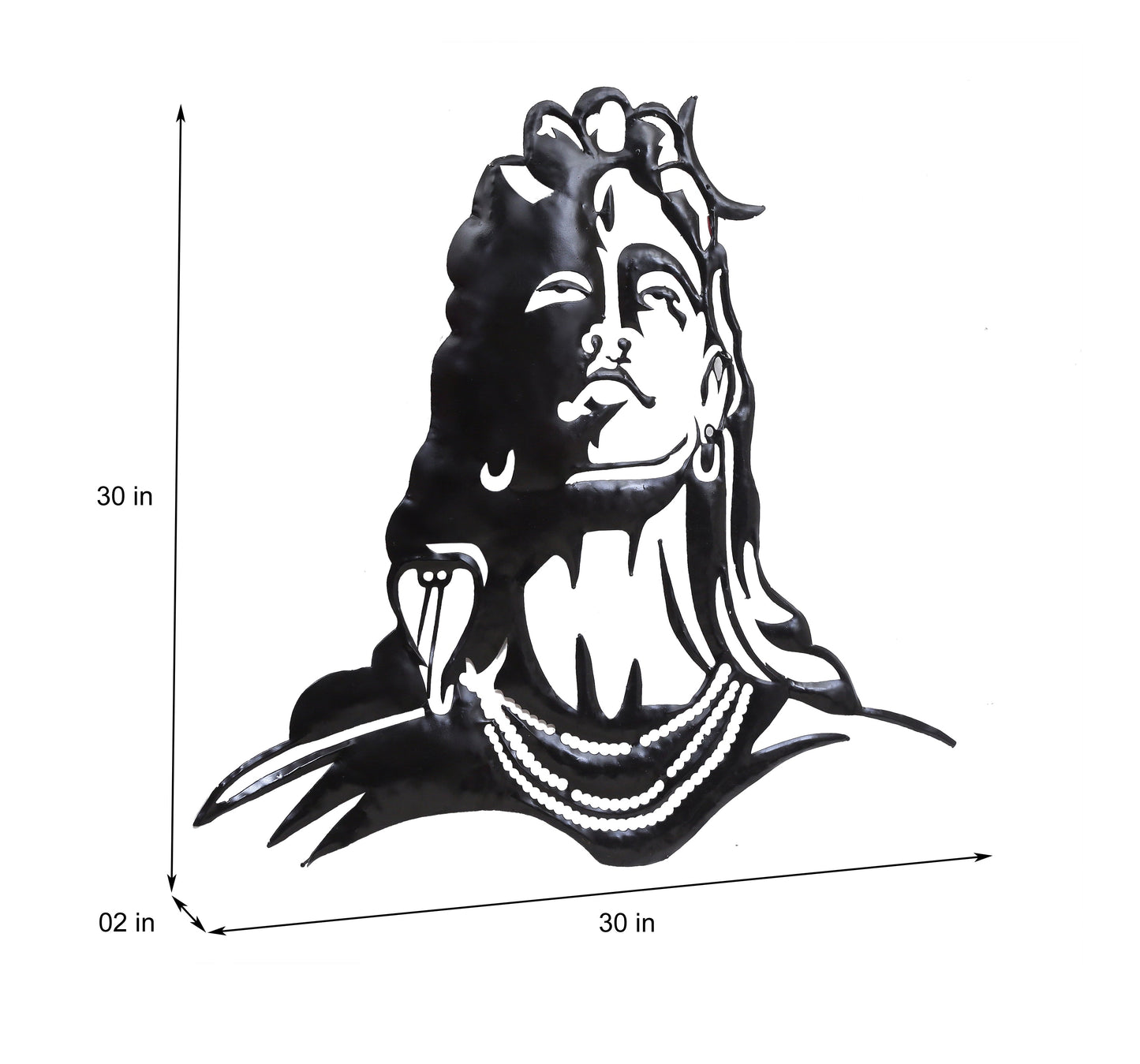Lord Adiyogi Shiva statue With Light