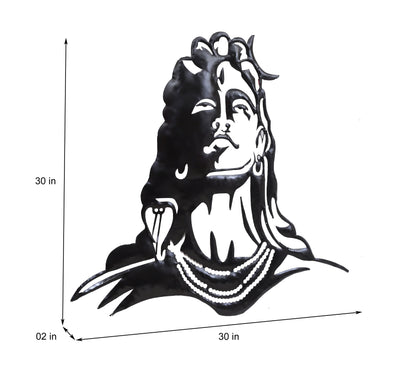 Lord Adiyogi Shiva statue With Light
