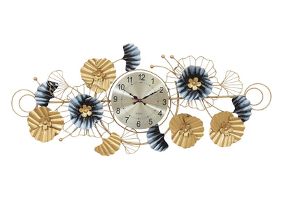 Flower Framed Wall Clock