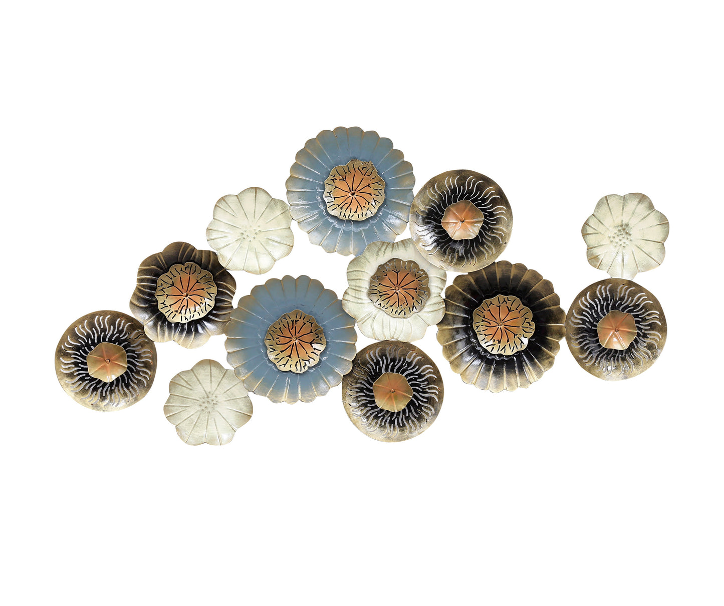 Luxurious Metal wall art zara with LED
