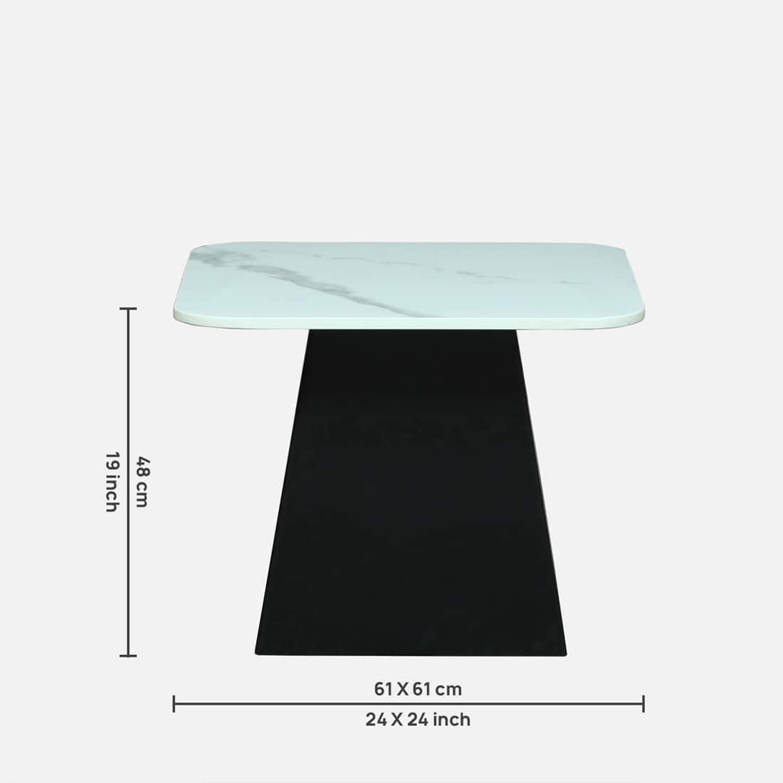 Jodna Square Marble-Top Centre Tables – Set of 2 – view 3
