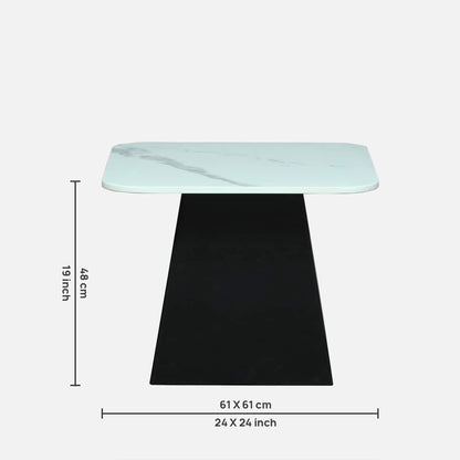 Jodna Square Marble-Top Centre Tables – Set of 2 – view 3
