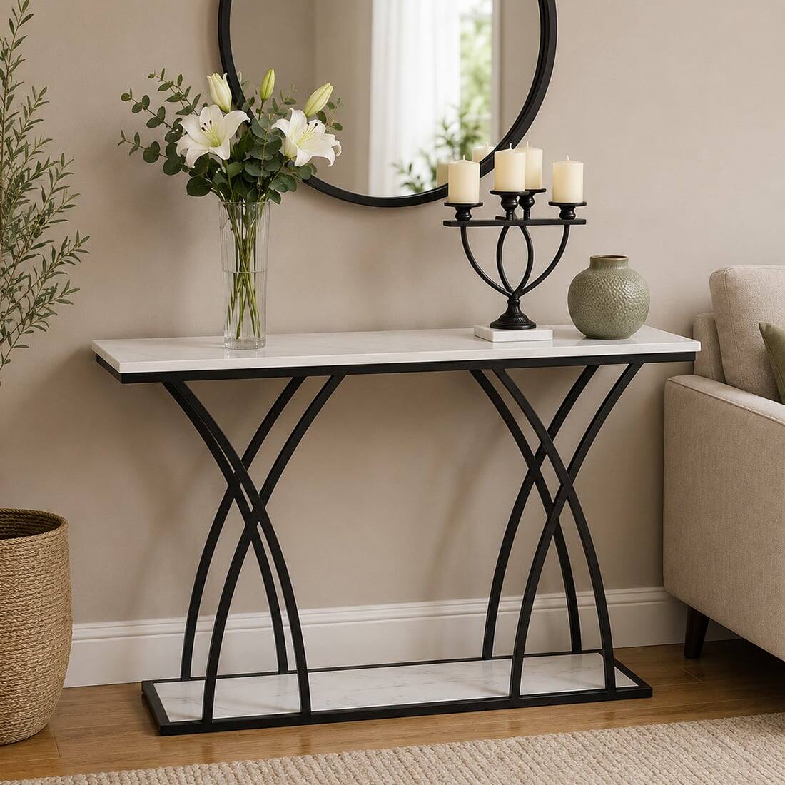 Metalform Round Nesting Coffee Tables – Set of 2 – view 15