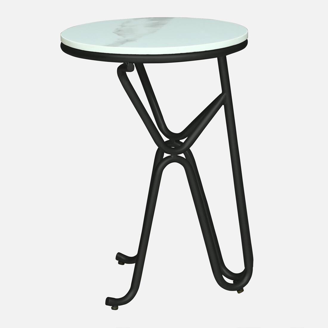 Bamba Black Metal Side Table – view 6