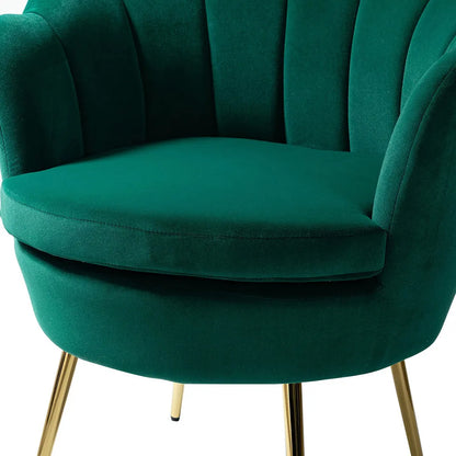 Luxury Green Velvet Lounge Chair