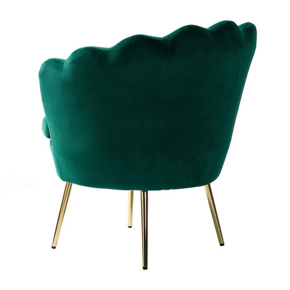 Luxury Green Velvet Lounge Chair