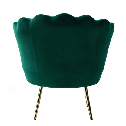 Luxury Green Velvet Lounge Chair