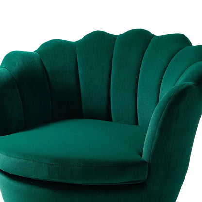 Luxury Green Velvet Lounge Chair