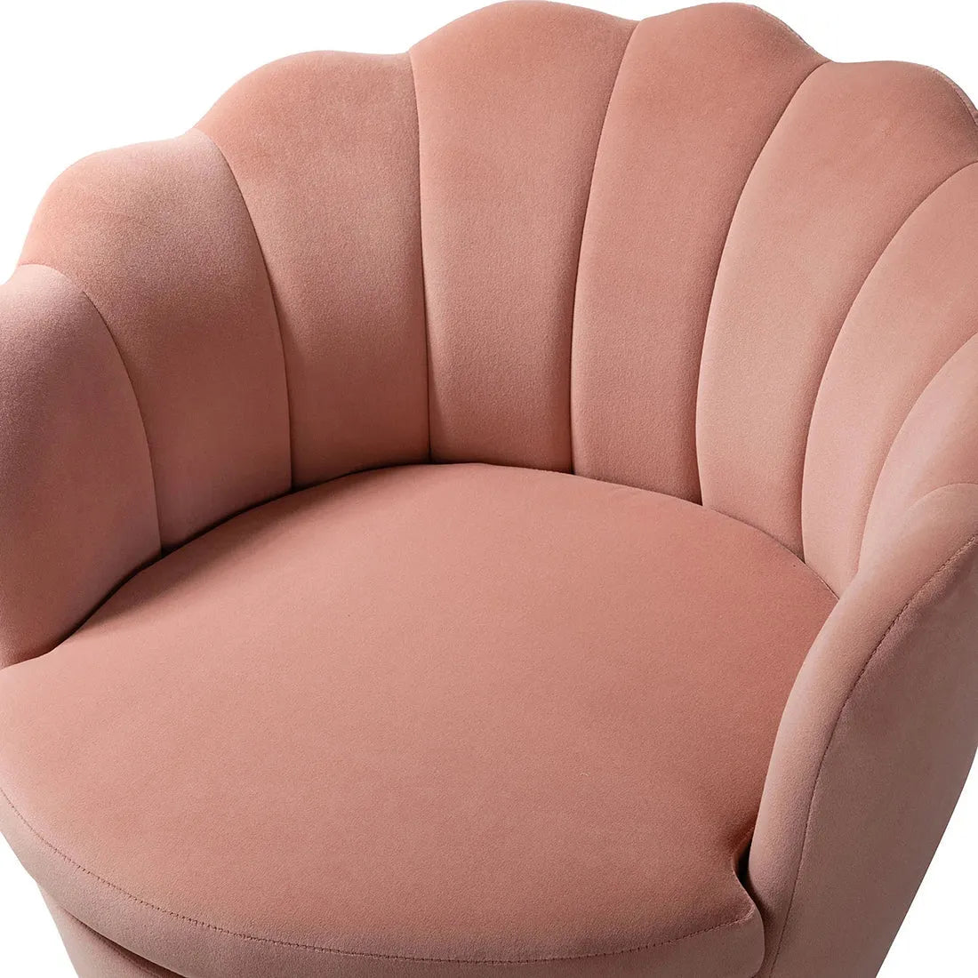 Luxury Pink Velvet Lounge Chair