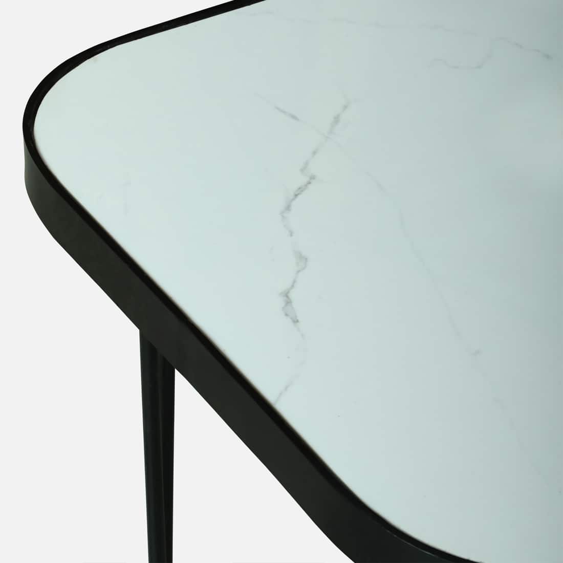 Oval Marble-Top Centre Tables – Set of 2 – view 5