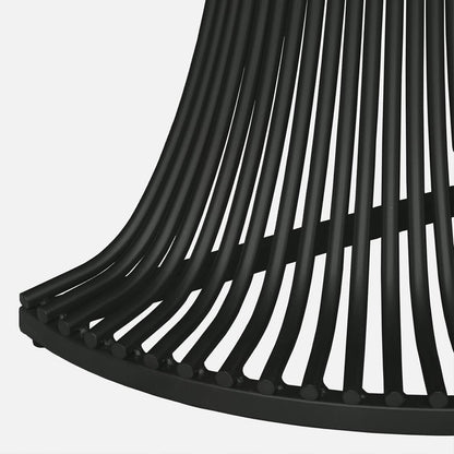 Sleek Black Metal Console Table – view 8