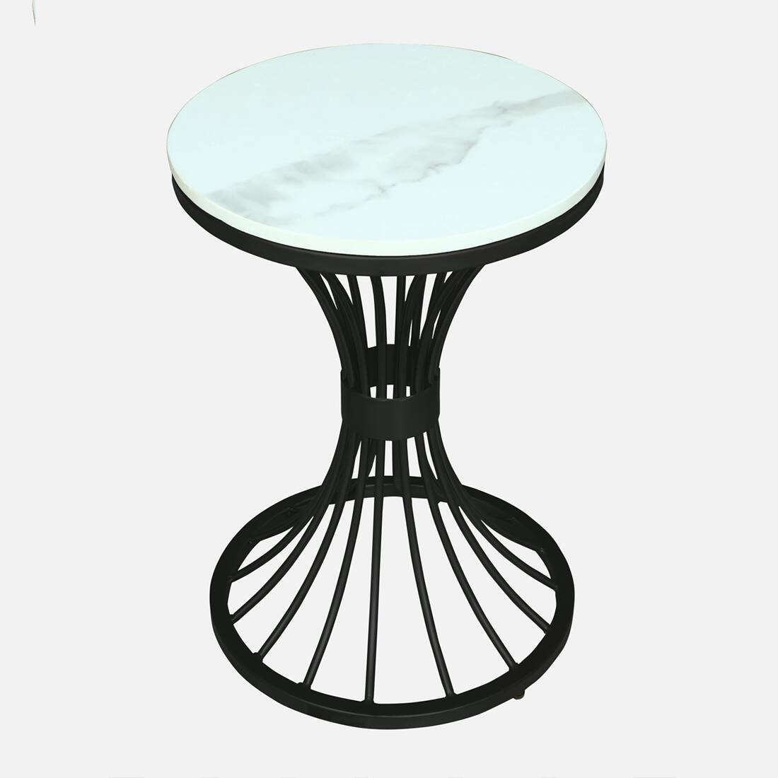 Swish Black Metal Side Table – view 4