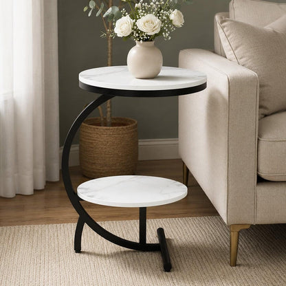 JIP Black Metal Side Table – product view